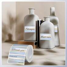 Holographic Thermal Label Paper, Suitable For Phomemo M110/M220/M120/M221 And SUPVAN T50m PR0 Label Printers. Thermal Stickers With Name/Logo/Barcode Printing Function, 40*30mm Square Silvery Rolls, Suitable For Inventory Management - View 7