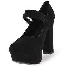Women Heeled Sandals - 黑色 - 查看 4