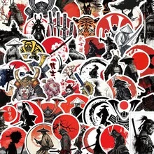 50张复古武士武士贴纸，剪贴簿用品，文具，行李箱，笔记本装饰贴纸批发 - 顏色 - 查看 1