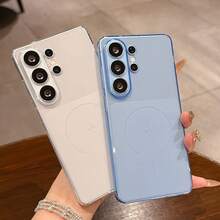 1个极简磨砂半透明手机壳，适用于三星S26/S26 PLUS/S26 Ultra/S25 Ultra/S24 Ultra - 橘色 - 查看 2