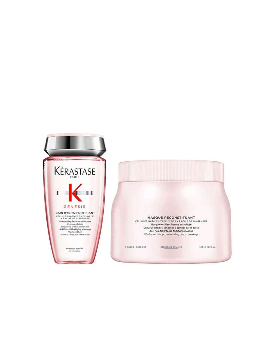 [Bundle] Genesis Bain Hydra-Fortifiant Shampoo 250 Ml + Masque Reconstituant 500 Ml - Genesis - View 1