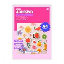 Vinil Imprimible Glossy A4 Ideal para Stickers Etiquetas Papelería Social y Branding Profesional 40 - 40 - Ver 1