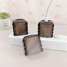 3D波纹充电头保护套，兼容苹果18W/20W充电器，TPU软壳 - 彩色 - 查看 2