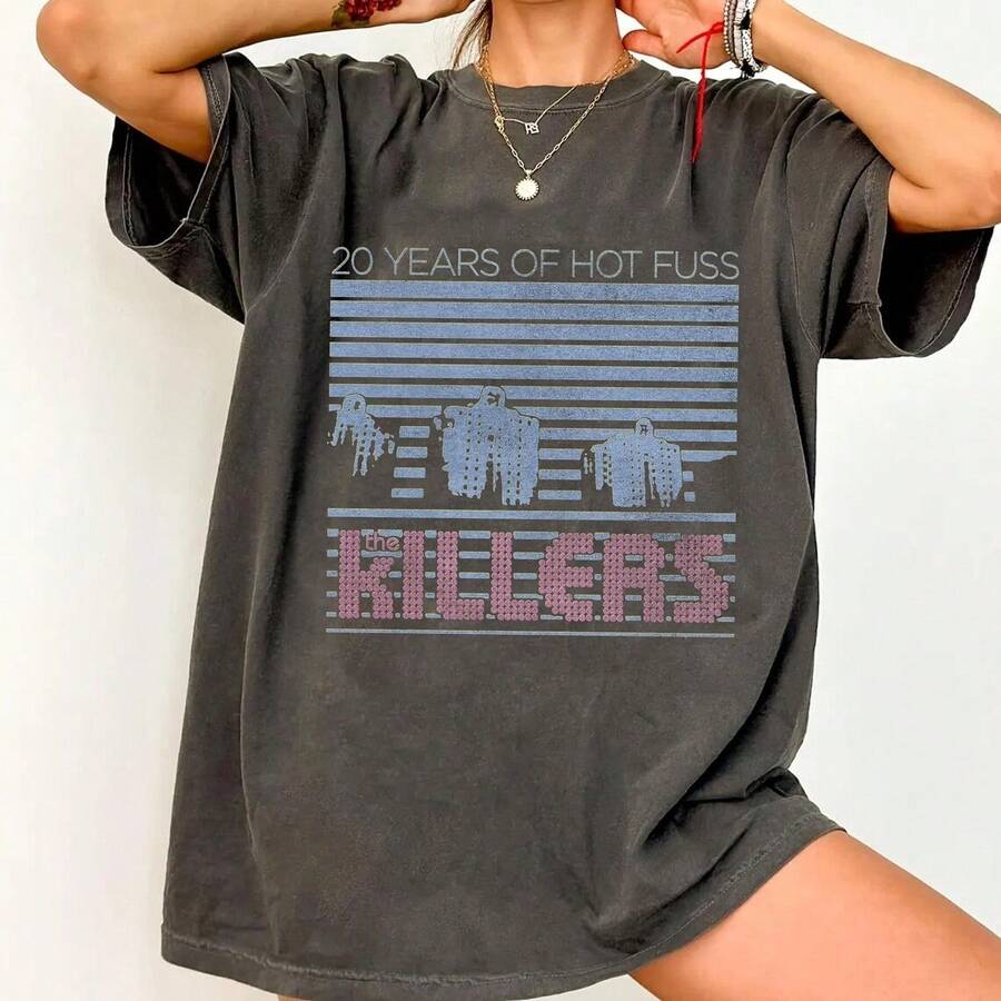 The Kil Lers, Retro Music, Vintage Music, Vintage Style, Tour Shirt, Music - 黑色 - 查看 1
