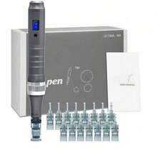Dermapen Ultima M8 专业微针笔，配有 12 个 11/16/24/36/42 针头的针筒 - 灰色 - 查看 1