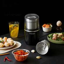 Lalayuan 110v Electric Coffee Grinder With Detachable SUS304 2-Leaf Blade Mixing Cup - Powerful & Versatile Coffee Bean Grinder For Espresso, Pour Over, Cold Brew, Stainless Steel Blades For Uniform Grinding, Compact Coffee Mill For Home Office Travel - 查看 1