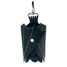 Bat Shape Men's Coin Purse, Personalized Bat Bag, Portable Coin Purse, Personalized Leather Key Bag, Creative Gift For Men, Men's Fashion Accessories - Black Version - One Pack - View 4