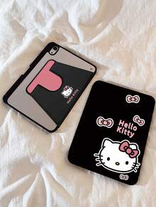 SANRIO Ốp lưng hình mèo dễ thương có ngăn đựng bút, chân đế xoay 360° bảo vệ cho iPad Pro 11/Air/Mini 10.2/10.9/8.3 inch 2024-2022 - Nhiều màu - Xem 2