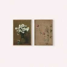 13pcs Unframed Vintage Autumn Gallery Wall Art Set, Warm Rural Landscape Canvas Prints, Cozy Autumn Home Decor, Fine Wall Art, Neutral Living Room Decor, Bedroom Wall Decor, Farmhouse Style Decoration - Multicolor - View 10