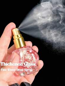 4 Stück 10ml Rose geformte nachfüllbare Sprühflaschen, geeignet für Kosmetika, Sprays, handgemachte Produkte, Schönheitszubehör, Geschenke, passend für Freundinnen oder Mütter - Übersicht 7