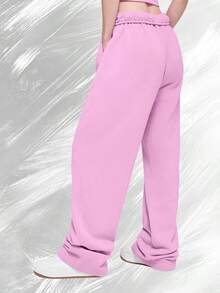 Accolade Straight Leg Sweatpant - Candy Heart Pink - View 2