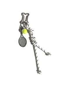 Yogodlns Geflochtener Schlüsselanhänger mit Tennis-, Baseball-, Badminton-Anhängern, personalisierter Schlüsselanhänger im Sportsstil, geeignet für Sportbegeisterte und tägliche Taschenaccessoires, Anhänger für Taschen, Lehrergeschenke - Verschiedenfarbig - Übersicht 14