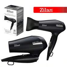 zilan مجفف شعر 2000 واط ZLN9396، سرعتان، درجتان حرارة، أسود - قابس اتحاد أوروبي نوع F (220 إلى 240 فولت) - مشاهدة 6