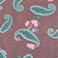 Printed Crepe Fabric 95% Polyester 5% Elastane - 1 - View 2
