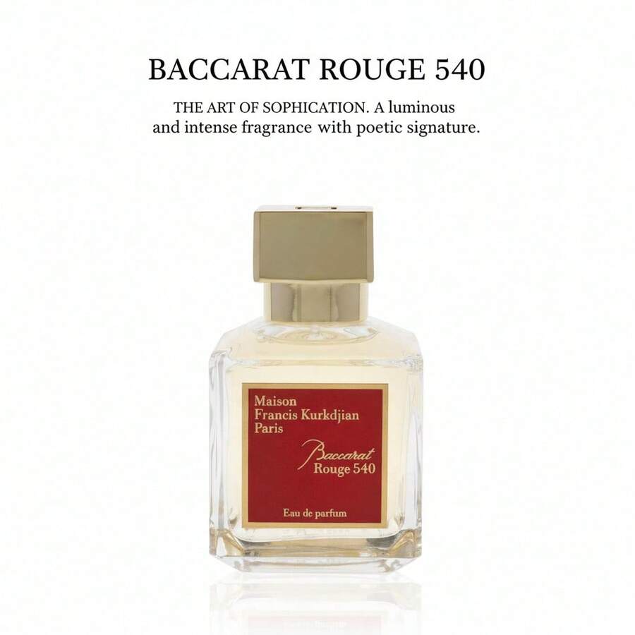 Maison Francis Kurkdjian Baccarat Rouge 540 Eau De Parfum 2.3 Oz / 70mL Spray – Long-Lasting Luxury Fragrance - 花卉印花 - 查看 1