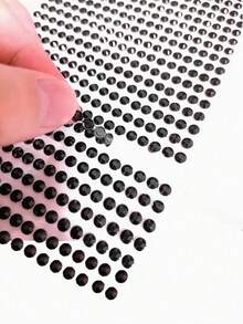 1 pièce Autocollant de diamant blanc 4 mm, autocollant de diamant fait main auto-adhésif convenant à la décoration intérieure de voiture - Autocollants en strass - Voir 14