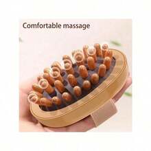 1pcs Wooden Massage Brush/Pad-Style Brush, Tool For Body Massage And Therapy, Relieves Fatigue, Soreness, Skin Laxity, Reduces Fat Accumulation, Promotes Lymph And Blood Circulation, Eliminates Edema. Can Be Used As A Dry Brush To Remove Dead Skin. Air Cushion Suitable For Essential Oils And Sunbathing Massage. Portable And Easy To Clean, Suitable For Use At Home, Beauty Care, Office, Spa, Skincare, SPA, Bathing. An Ideal Gift For Birthdays, Holidays, Anniversaries For Family And Friends (Facial Care Massage Tool, Beauty Supplies, Body Care Tool) Mother's Day Gift - Nhiều màu - Xem 6