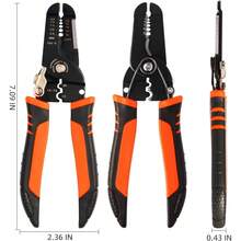 Wire Stripper, 3-Rd Generation Wire Strippers Or Crimping Tool, 5-IN-1 Wire Crimper Or Cutter, 10-20 AWG Electric Wire, Multi-Function Hand Tools - 1 - Xem 4