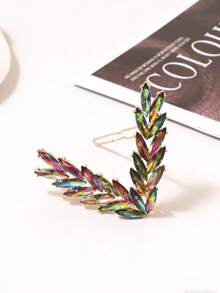 1pc Women's Fashion Acrylic Crystal Rhinestone Hair Clip,Summer,Holiday,Travel, Head Accessories, Claw Clips - Multicolor - View 6