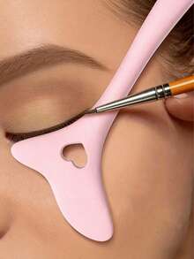 1 khuôn kẻ mắt bằng silicon - Dễ sử dụng và có thể tái sử dụng - Thiết kế đa năng phù hợp cho mọi dịp - Nhiều màu - Xem 1