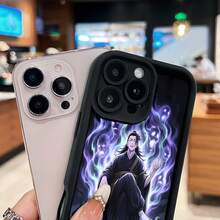 Tema del espíritu de la maldición púrpura de .funda de teléfono Fundas compatibles con ,Apple,VIVO,OPPO,,, y Honor.Fabricadas en silicona TPU,ofrecen protección contra golpes y caídas. - Negro - Ver 4