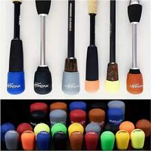 Assorted Fishing Rod Butt Pads, Rod Seat Pads, Rod Protective Sleeves, Rod Butt Caps, Rod Holder Shock-Absorbing Silicone Rod Grip Caps, Mixed Colors - Prevent Wear And Vibration Damage, Random Color - Multicolor - View 10