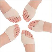 Socks 2 Pairs With L Pads-Orthopedic Splints For Toe Alignment Pain Relief Flexible Bunion Pads Sleeves For Daily Comfort Port - như hình ảnh - Xem 3