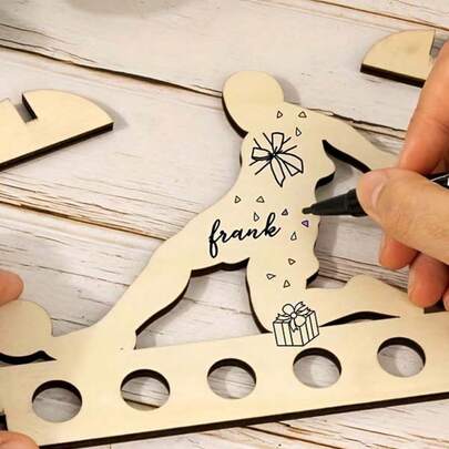 1 chiếc hộp tiết kiệm bằng gỗ, hũ tiết kiệm bằng gỗ trong suốt, hộp đựng tiền trang trí bằng gỗ, món quà ngày lễ tinh tế và thời trang cho Lễ Tạ ơn, sinh nhật, tốt nghiệp - Hộp đựng đồ dùng văn phòng đa chức năng & quà tặng cho nam giới, người hâm mộ bóng đá - Quà sinh nhật, Ngày của Cha, Giáng sinh, quà nghỉ hưu với thiết kế hình bóng 2D, quà tặng bóng đá, hộp đựng tiền, đồ trang trí thể thao, vẻ ngoài thủ công, đồ lưu niệm thể thao, người đam mê thể thao.