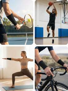 Wrist Compression Sleeve, Wrist Support Brace, Wrap-Around Compression Wrist And Thumb Support Glove, Fitness Accessories, Joint Support Wrist Brace, Nylon Wrist Wrap, Elastic Sports Wrist Guard, Wrist Protection For Golf, Basketball, Volleyball, Breathable, Sweat-Absorbent, Durable, Suitable For Birthday, Mother's Day, Father's Day And Other Holidays As Gifts - A - 查看 8