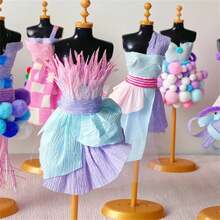 Giấy crepe cuộn 250*25cm, giấy gói quà hoa DIY, giấy gấp origami, giấy crepe nhăn. - Nhiều màu - Xem 12