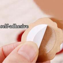 50pcs Flower Shaped Wax Seal Stickers, Customizable Logo Wax Seal Stickers, Handmade Wax Seal Stickers Suitable For Wedding Invitations, Self-Adhesive Envelope Wax Seal Stickers, Stickers For Laptop - Flower - View 7