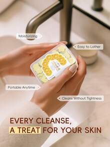 1 Set Handwash Soap Bar Kit, Sakura, Milk, Vitamin C, Hand Cleansing, Daily Use, Soothing Skin, Basic Cleaning, Long-Lasting Fragrance, Suitable For Travel, Camping, Hiking, Outdoor - 3PCS-lKYHPZ3 - View 10