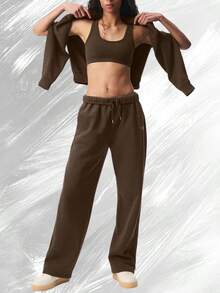 Accolade Straight Leg Sweatpant - cà phê espresso - Xem 2