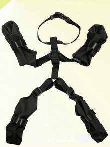 可调节宠物狗鞋，防水防滑耐用狗雨靴 - 黑色 - 查看 12