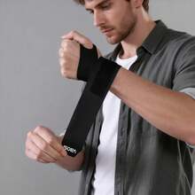 VBOSI 1 pieza Soporte de muñeca de compresión ajustable y delgado, adecuado para fitness, yoga, tenis, bádminton, unisex - Ver 9