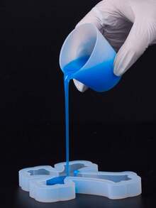 3个/34个硅胶树脂搅拌杯，600毫升/20盎司碗，100毫升加厚可重复使用硅胶杯， - Silicone mold kits - 查看 4