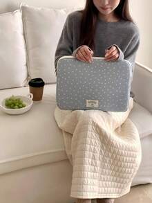 笔记本电脑包，可爱星星印花图案，10/11英寸平板电脑保护套，13/14英寸，15/15.6英寸笔记本电脑保护套 - 查看 12