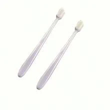 2 đầu bàn chải đánh răng lông mềm, lông siêu mềm, phù hợp cho người lớn, phụ nữ sau sinh, các cặp đôi, kiểu dáng cao cấp, bộ sản phẩm tiết kiệm cho gia đình. - Nhiều màu - Xem 6