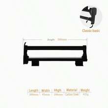 1pc Multifunctional Retractable Wardrobe Clothes Hanger, Space Saving Sliding Clothing Rack With Damping Rail, Carbon Steel Aluminum Alloy Pant Shoe Organizer For Closet - Basic Model - View 11