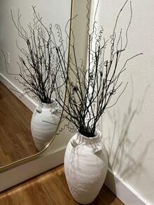 1pc/3pcs/5pcs Artificial Curly Willow Branches Decor, Brown Twig Floral Bouquet, Tall Suitable For Vase, DIY Crafts, Wedding Floral Arrangements, Home Decor, Indoor, Vintage Vine And Twigs For Home, Garden, Hotel, Office, Party, Kitchen - Black - View 6