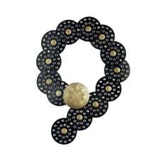 1pc Western Cowgirl Boho Punk Style Fashion Accessory, Women's Hollow Flower Oval Buckle Decor Boho Belt, Suitable For Daily Commute, Hangout With Friends, Vacation Dinner, Dance Party, Music Festival, Gift For Friends, Family, Mother, Girlfriend On Birthday, Valentine's Day, Mother's Day - 黑色 - 查看 8