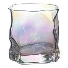 Set de Vasos de Cristal Decorativos Diseños Geométricos y Mosaicos 2/4/6 Piezas Multicolor 250. 540 ml Elegancia y Durabilidad. 4 Vasos Electrochapados 275 ml Multicolor - 4 Vasos Electrochapados 275 ml Multicolor - Ver 2