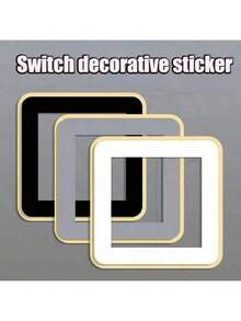 1 chiếc ốp công tắc điện phong cách tối giản sang trọng, làm từ chất liệu acrylic cao cấp với thiết kế cạnh hẹp, kích thước: 86mm x 86mm, phù hợp với công tắc điện, bộ trang trí đèn và ổ cắm. - Nhiều màu - Xem 2