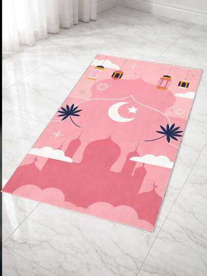 热销产品：便携式祈祷垫 - 尺寸 43*30 英寸，100% 涤纶材质，可机洗，适合室内/室外使用，是朝圣、居家、办公和清真寺的理想之选 - 精美几何图案设计，经久耐用