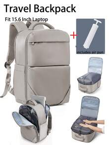 Ba lô du lịch gấp gọn, nén chân không, đựng laptop 14 inch, kiểu dáng công sở, unisex, chống nước. - Nhiều màu - Xem 3