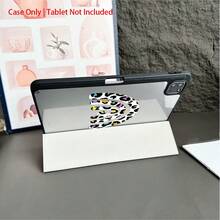 1pc Tri-Fold Stand Cute Y2K Colorful Leopard Print Protective Case With Pencil Slot, Suitable For IPad 10.9/10.2/Air 5/Pro11/10/9.7/Air 2/(7th)/(8th)/Air 4/5/Pro 11/10th 10.9" 2022/Air 13(M3 2025)/Air 11(M3 2025)/Air 11(M3 2025)/11(A16 2030), Auto Sleep/Wake Function, Fashionable Tablet Accessory - Multicolor - View 6