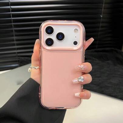 适用于 17 Pro Max/16/15/14/13 全系列，渐变透明防摔软壳，镜头全覆盖保护套，简约ins风小众品牌，硅胶软边不泛黄