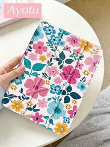 Ayotu Ốp bảo vệ có chân đế họa tiết hoa mùa hè, tương thích với iPad A16, Air 8 (M4) 2026 (11 inch), Air 8 (M4) 2026 (13 inch), Pro 13 12.9 11, Air 11 13, Mini, Air 11 inch, Kindle (thế hệ thứ 11 - ra mắt năm 2024), Kindle Paperwhite thế hệ thứ 12 năm 2024. - Nhiều màu - Xem 5
