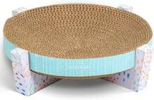 Catstages Scratch,Snuggle &Amp; Rest U2013 2u2011inu20111 Indoor Cat Scratcher &Amp; Elevated Cat Lounger,Catnip Included,(Pack Of 6) - Màu E - Xem 1