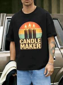T-shirts pour hommes - Noir - Voir 1